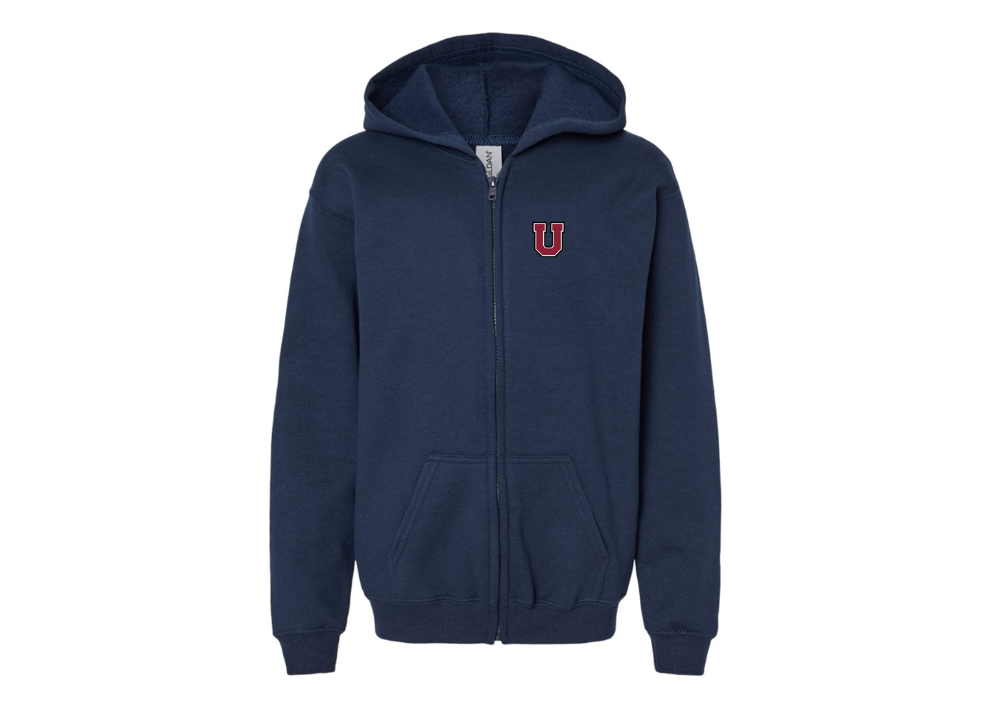 Gildan Heavy Blend Youth Union Dutchmen Full Zip Hooded Sweatshirt