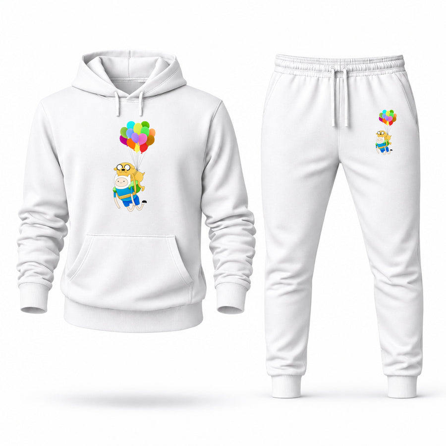 Men's Adventure Time Hoodie Joggers Set
