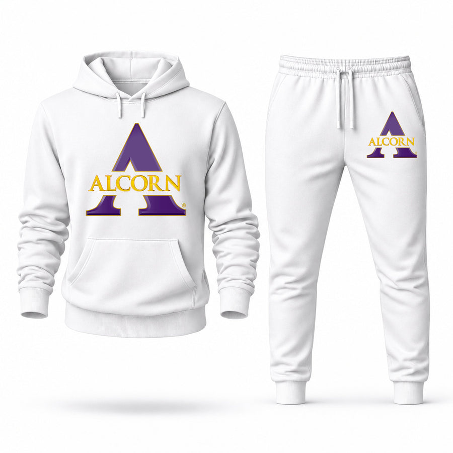 Men's Alcorn State Hoodie Joggers Set
