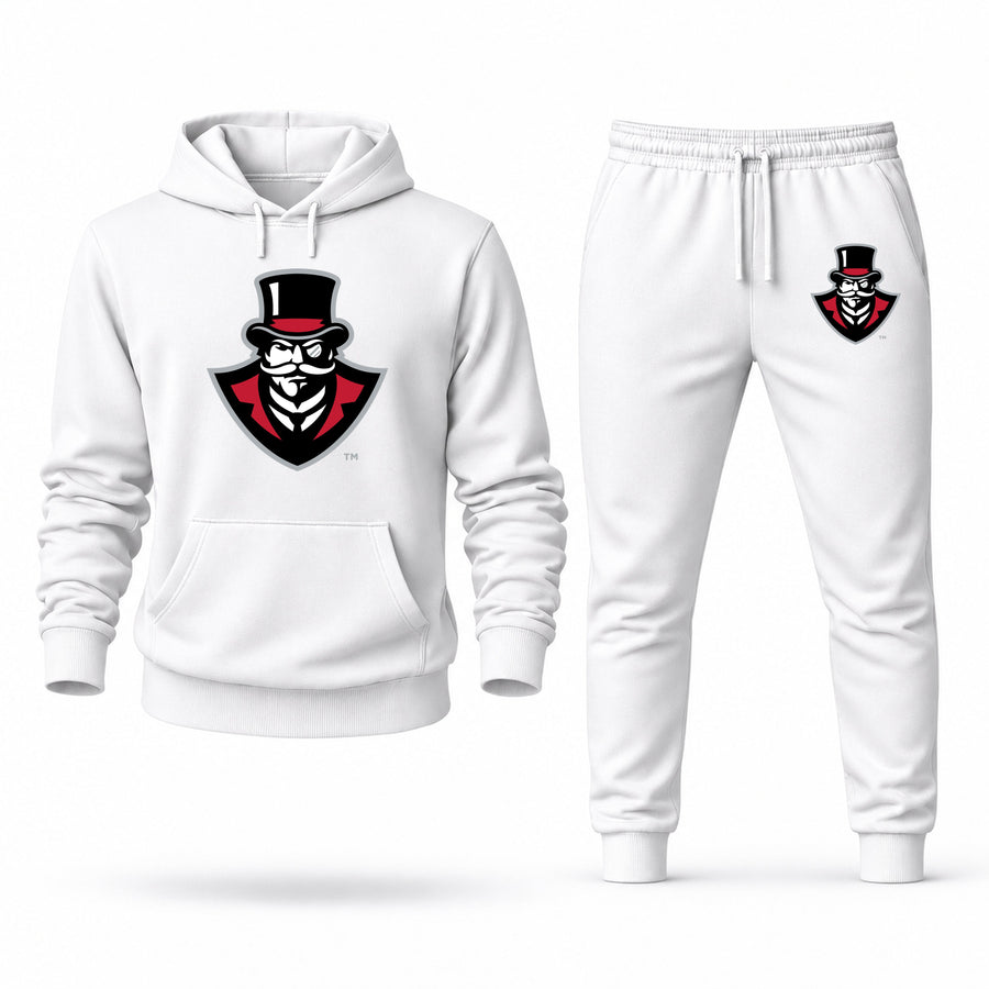 Men's Austin Peay Hoodie Joggers Set