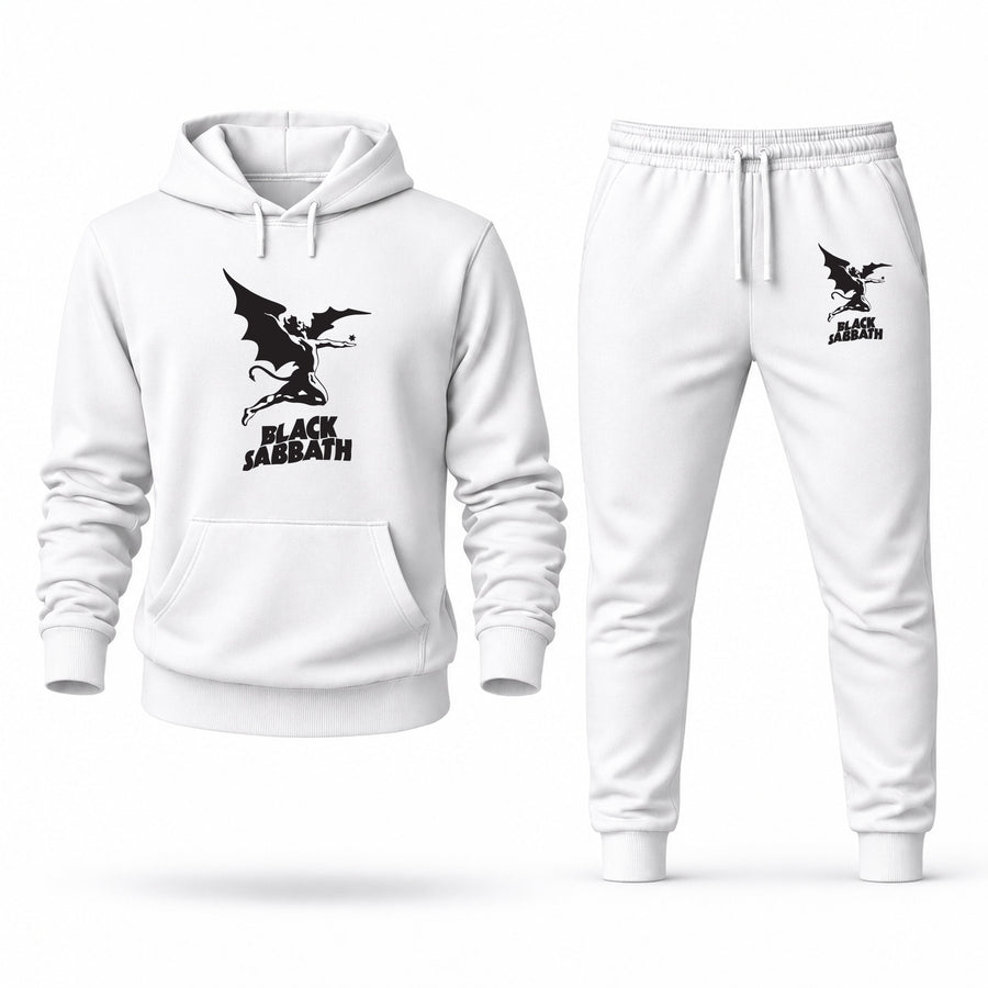 Men's Black Sabbath Hoodie Joggers Set