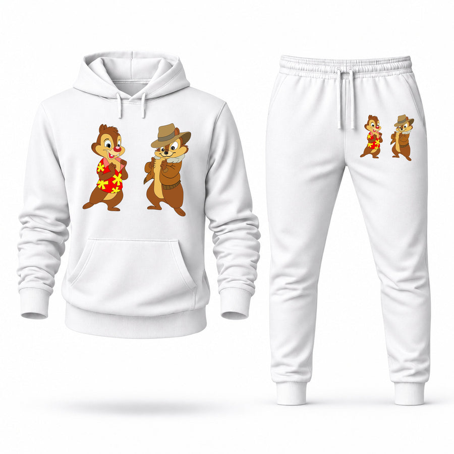 Men's Chip and Dale Hoodie Joggers Set