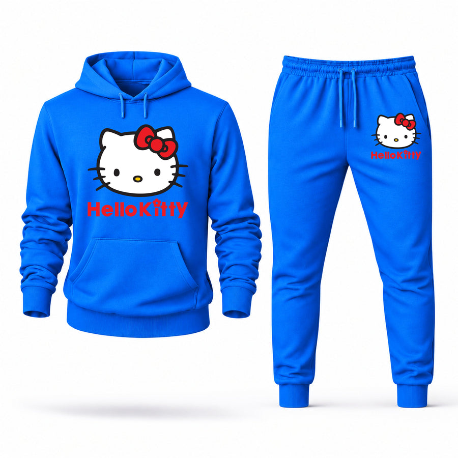 Men's Hello Kitty Hoodie Joggers Set