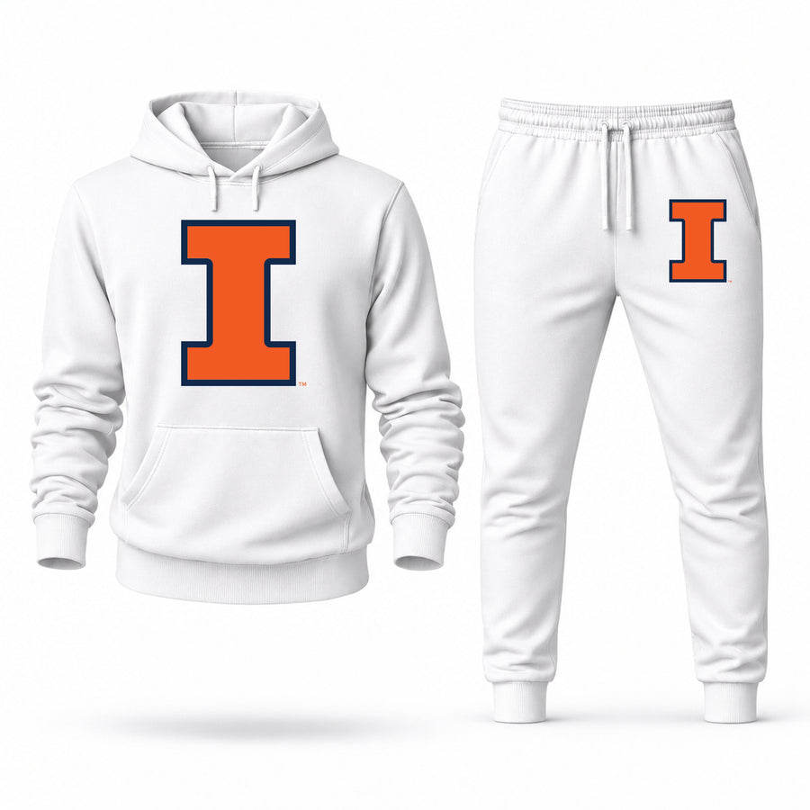 Men's Illinois Hoodie Joggers Set