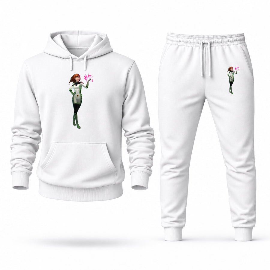 Men's Jean Grey Hoodie Joggers Set