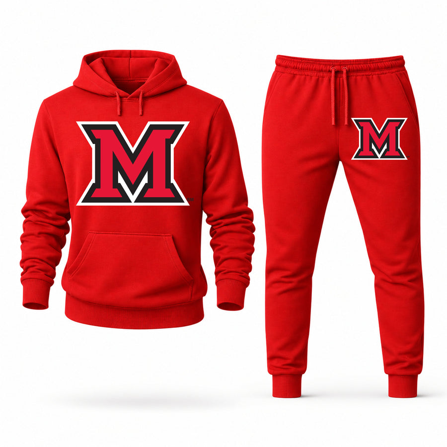 Men's Miami (OH) Hoodie Joggers Set