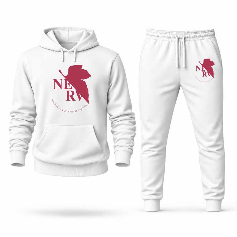 Men's Neon Genesis Evangelion Hoodie Joggers Set