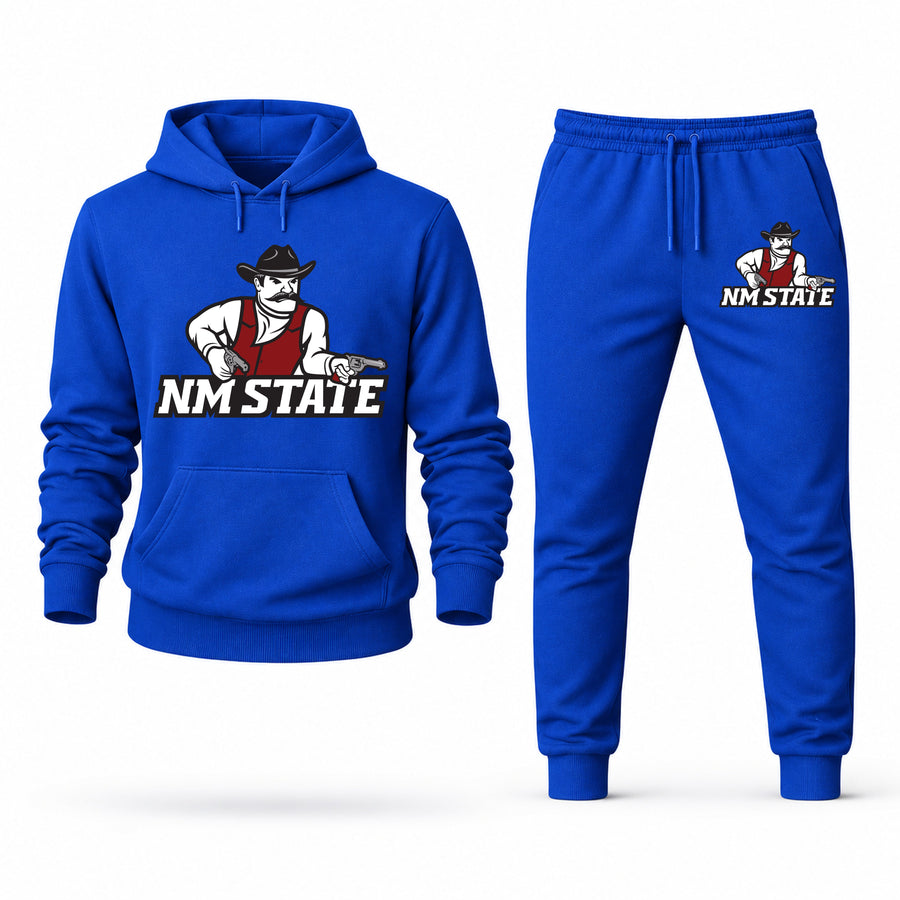 Men's New Mexico State Hoodie Joggers Set