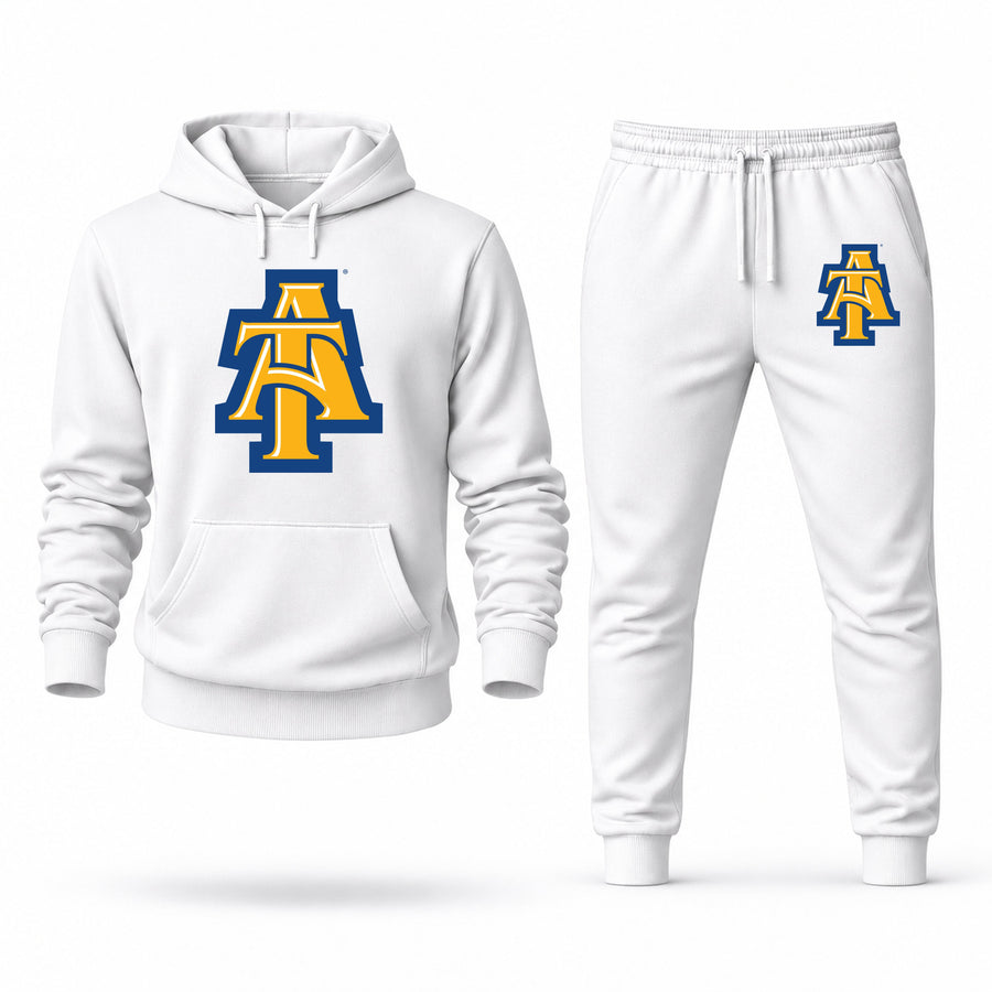 Men's North Carolina A&T Hoodie Joggers Set