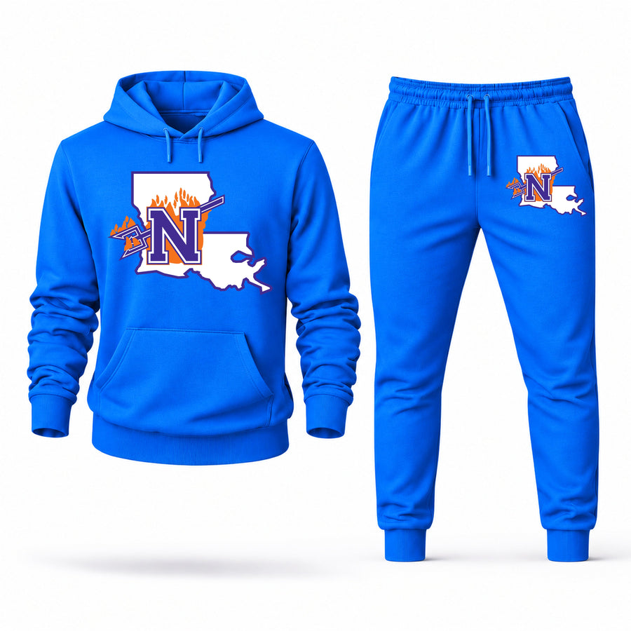 Men's Northwestern State Hoodie Joggers Set