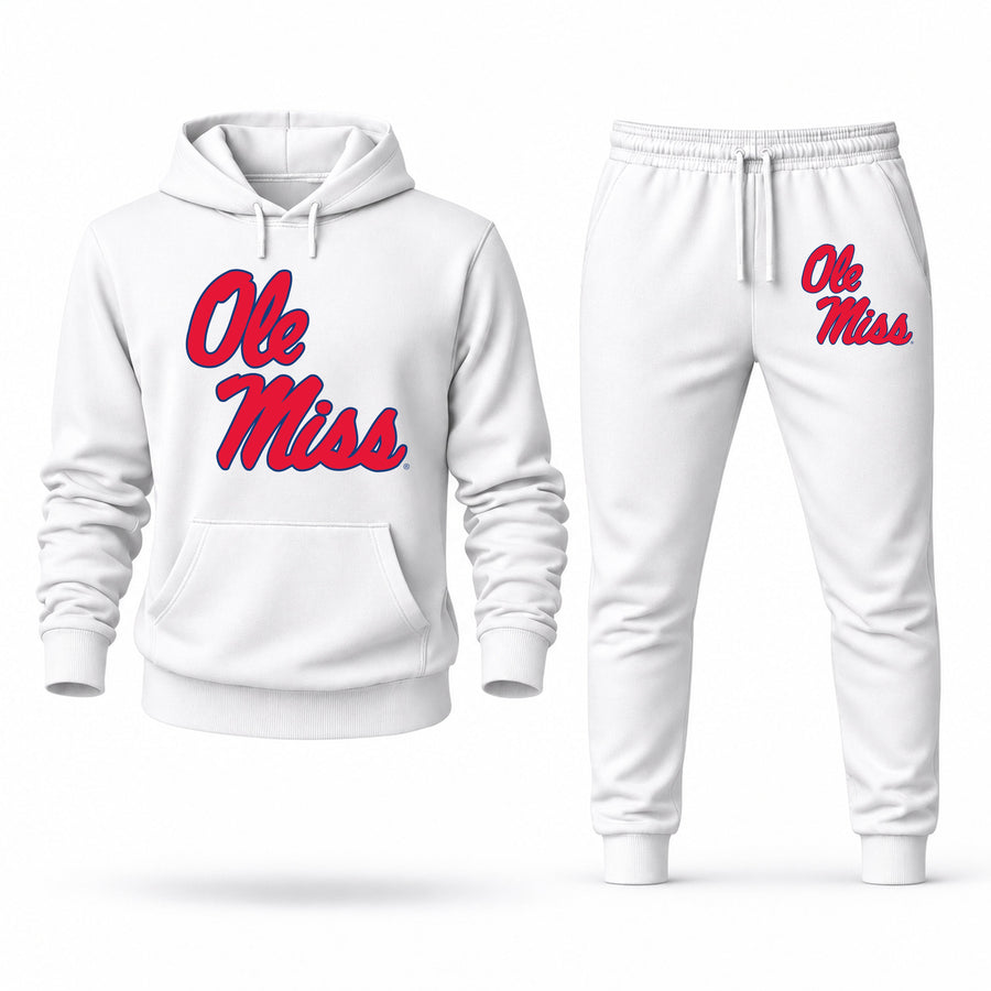 Men's Ole Miss Hoodie Joggers Set