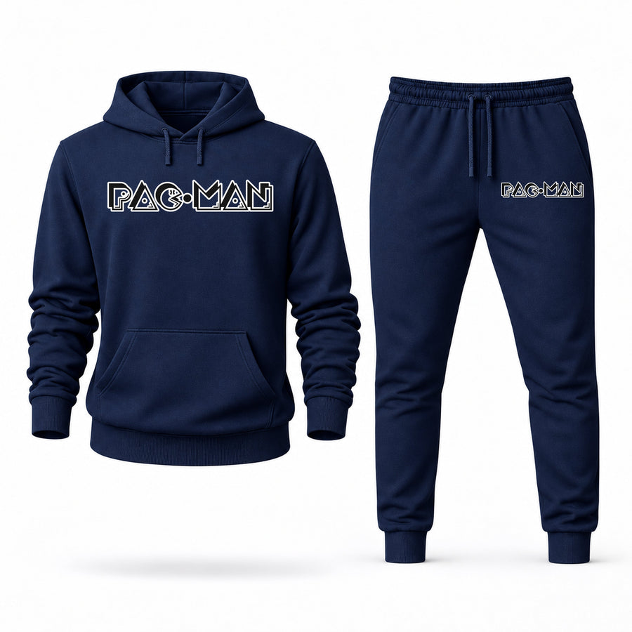 Men's Pac-Man Hoodie Joggers Set