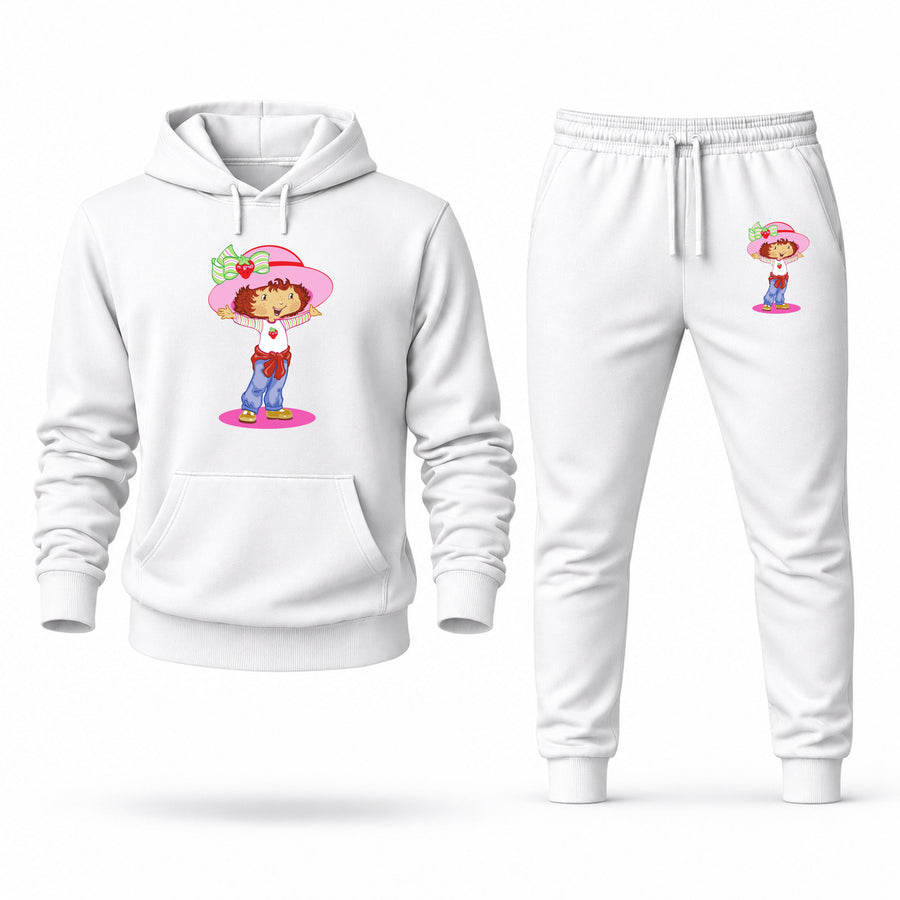Men's Strawberry Shortcake Hoodie Joggers Set