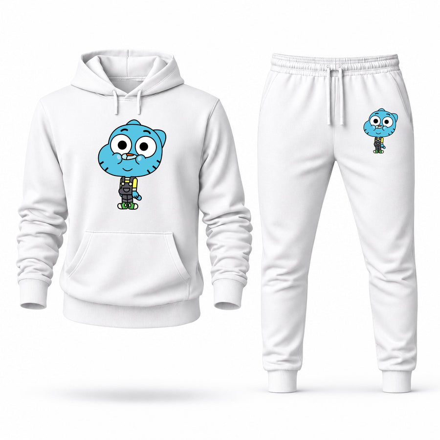 Men's The Amazing World of Gumball Hoodie Joggers Set