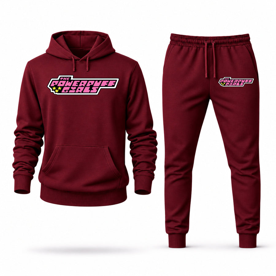 Men's The Powerpuff Girls Hoodie Joggers Set