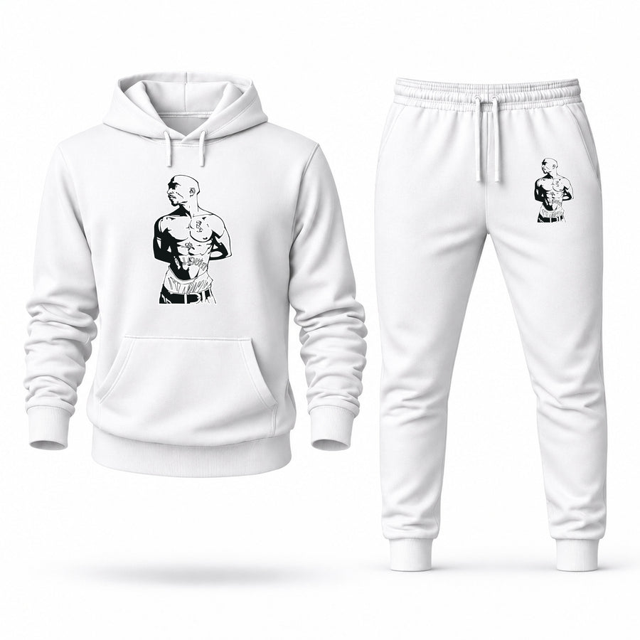 Men's Tupac Hoodie Joggers Set