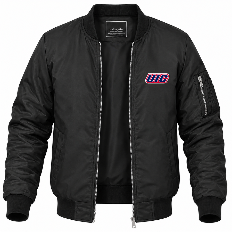 Men's Illinois Chicago Bomber Jacket
