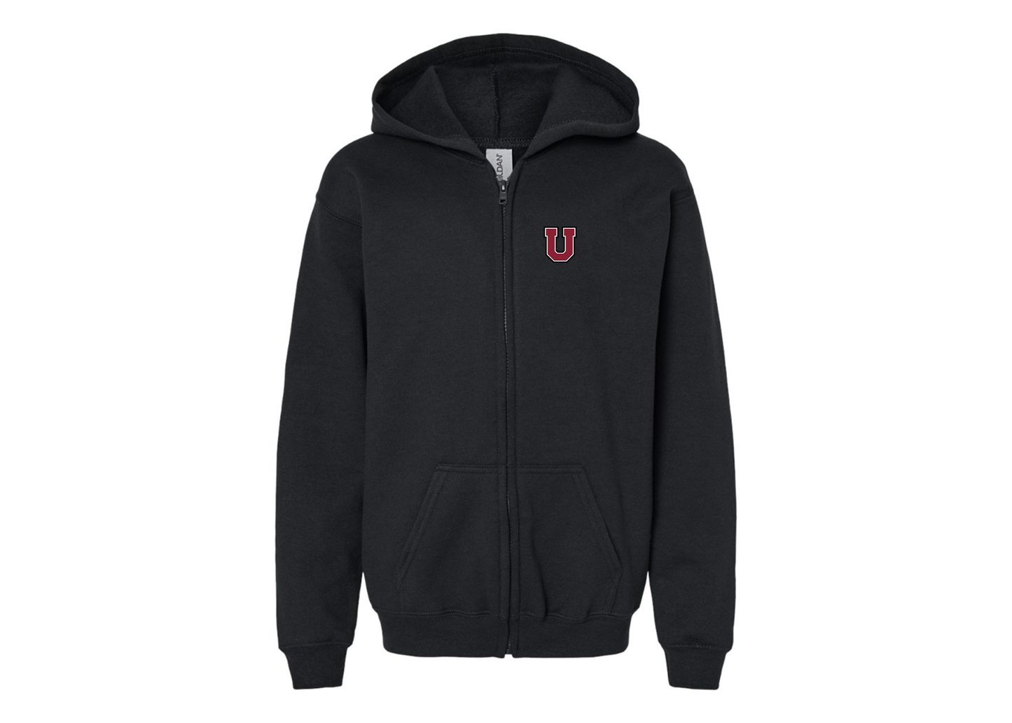 Gildan Heavy Blend Youth Union Dutchmen Full Zip Hooded Sweatshirt