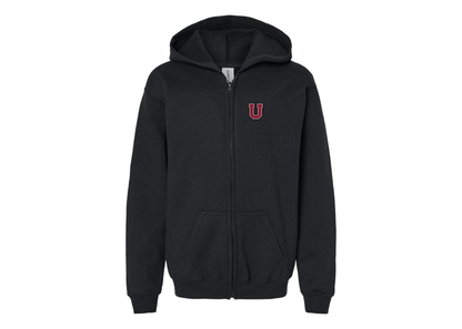 Gildan Heavy Blend Youth Union Dutchmen Full Zip Hooded Sweatshirt