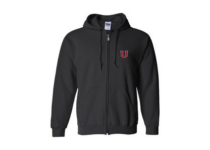 Men's Union Dutchmen Gildan  Heavy Blend Full Zip Hooded Sweatshirt
