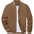 Men's Union Dutchmen Lightweight Zip-Up Bomber Jacket with Ribbed Collar and Cuffs Versatile Casual Outerwear