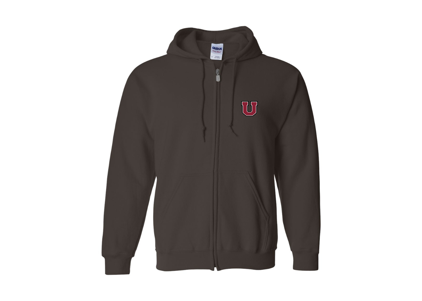 Men's Union Dutchmen Gildan  Heavy Blend Full Zip Hooded Sweatshirt