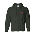 Men's Union Dutchmen Gildan  Heavy Blend Full Zip Hooded Sweatshirt