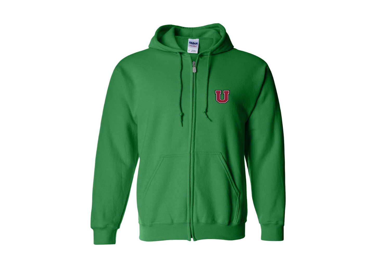 Men's Union Dutchmen Gildan  Heavy Blend Full Zip Hooded Sweatshirt