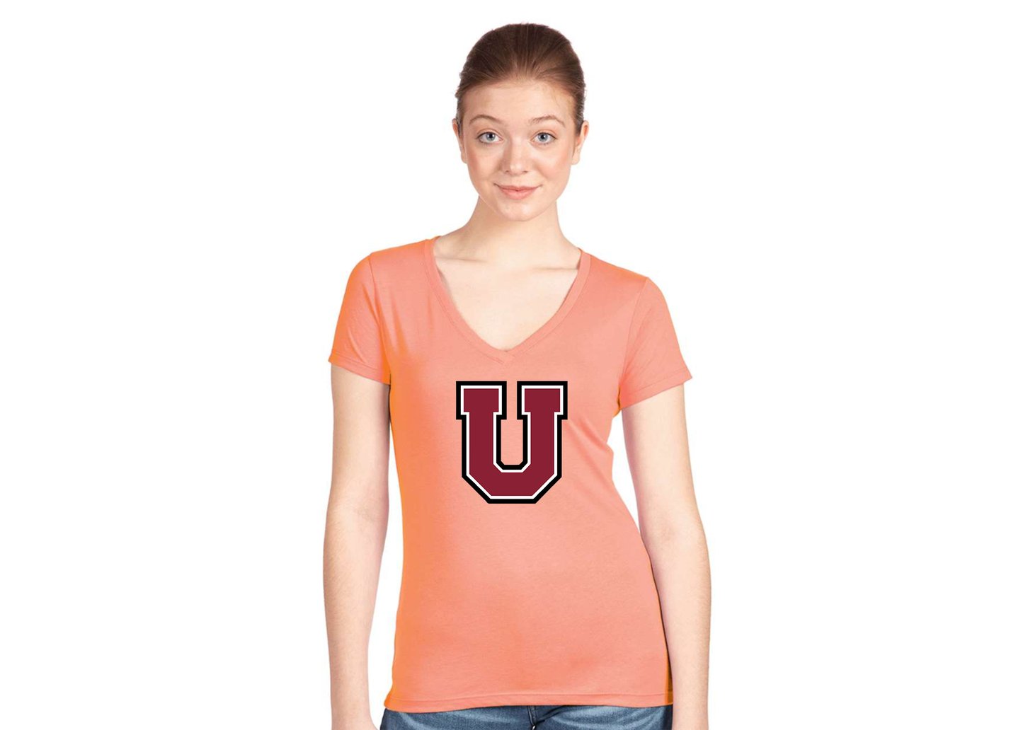 Women's Union Dutchmen Next Level V-Neck T-Shirt