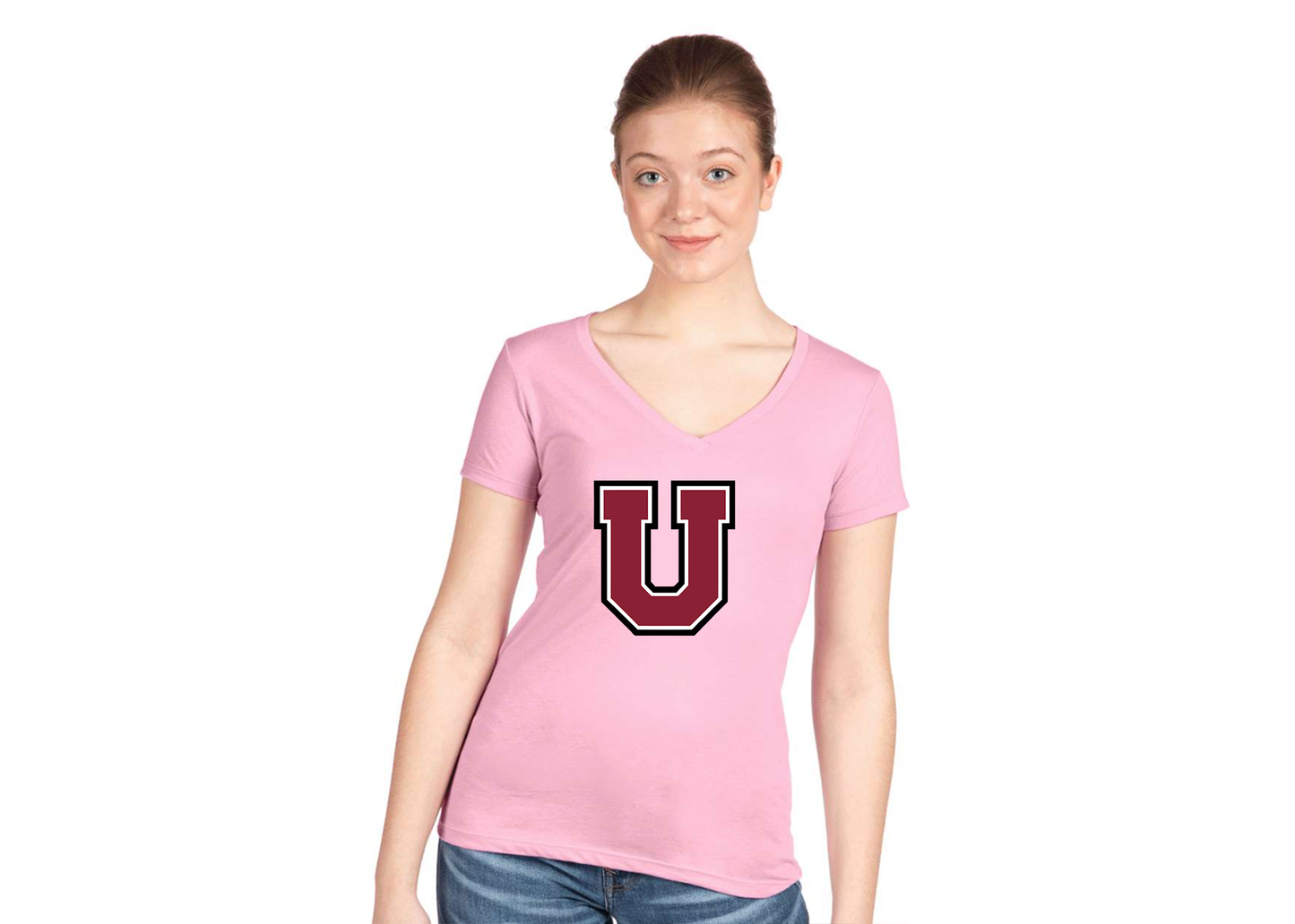 Women's Union Dutchmen Next Level V-Neck T-Shirt