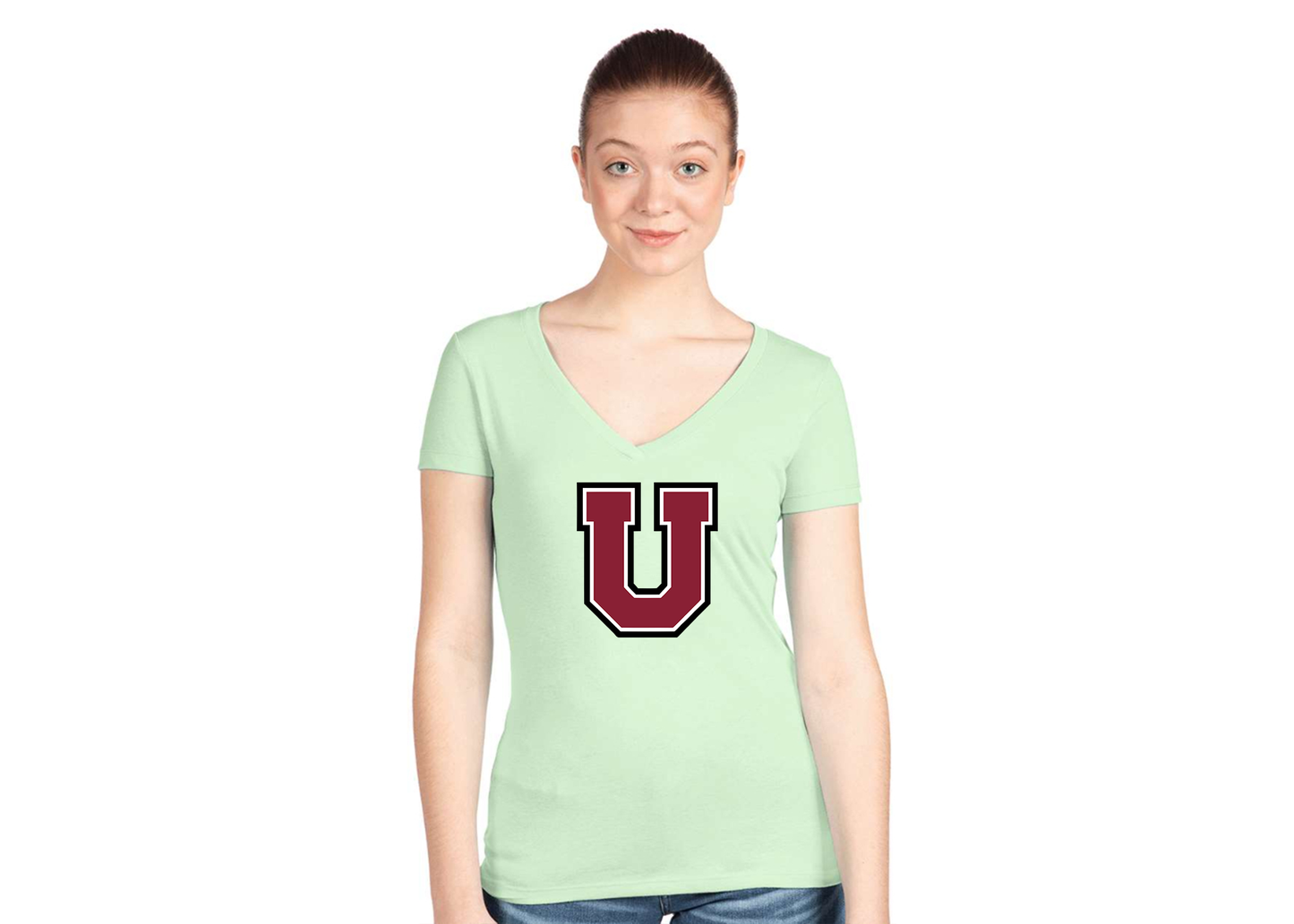 Women's Union Dutchmen Next Level V-Neck T-Shirt