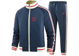 Men's Union Dutchmen Two Piece Designer Tracksuit with Bold Striped Accents and Zippered Front Elevated Athletic Wear