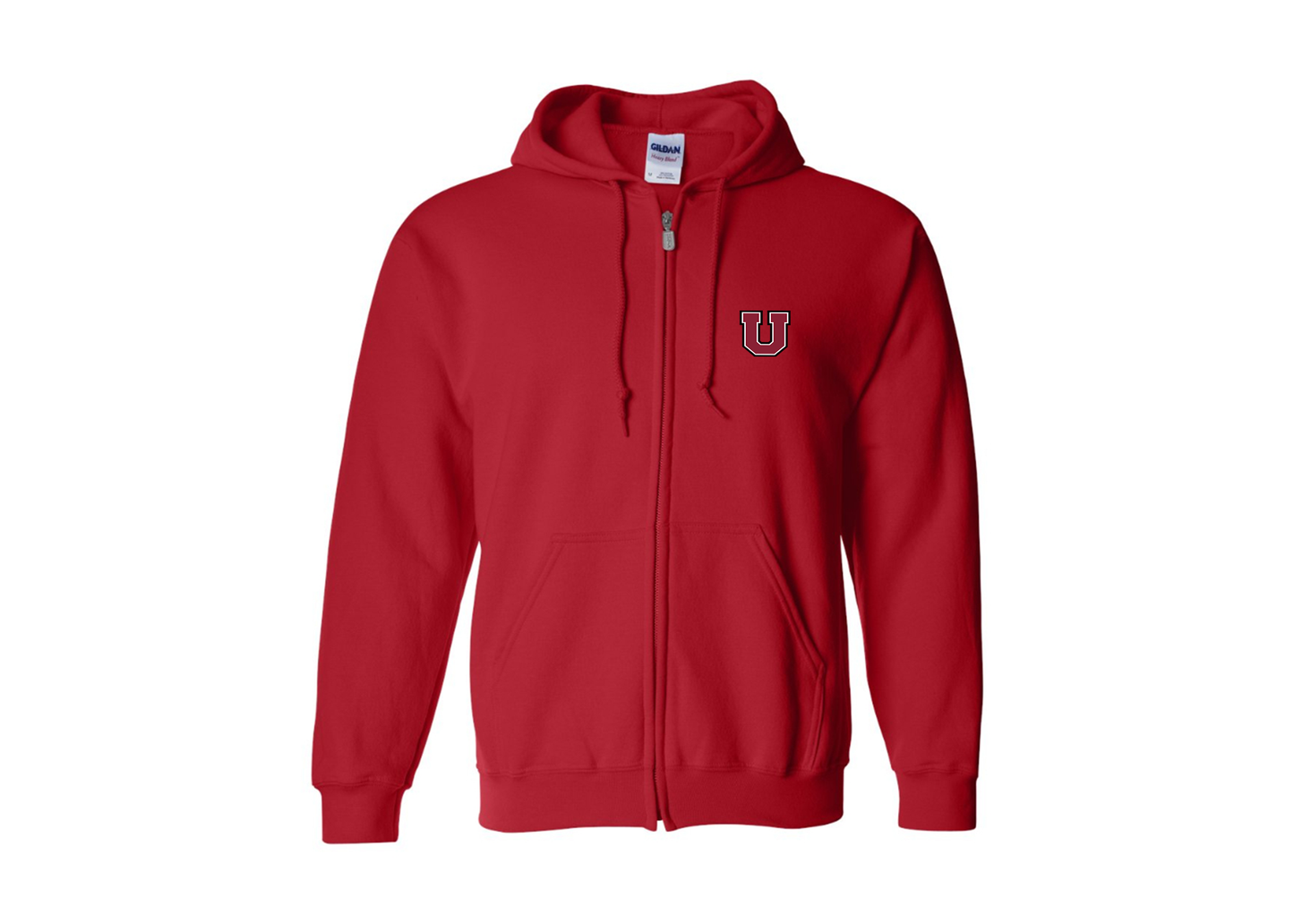 Men's Union Dutchmen Gildan  Heavy Blend Full Zip Hooded Sweatshirt