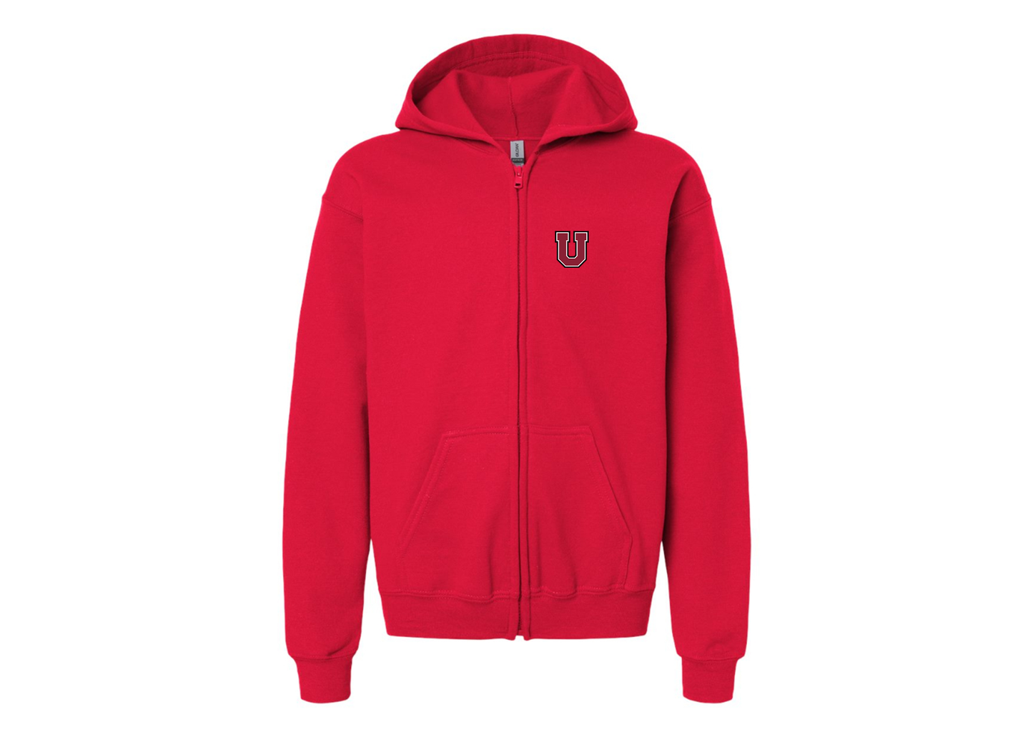 Gildan Heavy Blend Youth Union Dutchmen Full Zip Hooded Sweatshirt