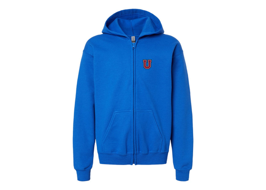 Gildan Heavy Blend Youth Union Dutchmen Full Zip Hooded Sweatshirt