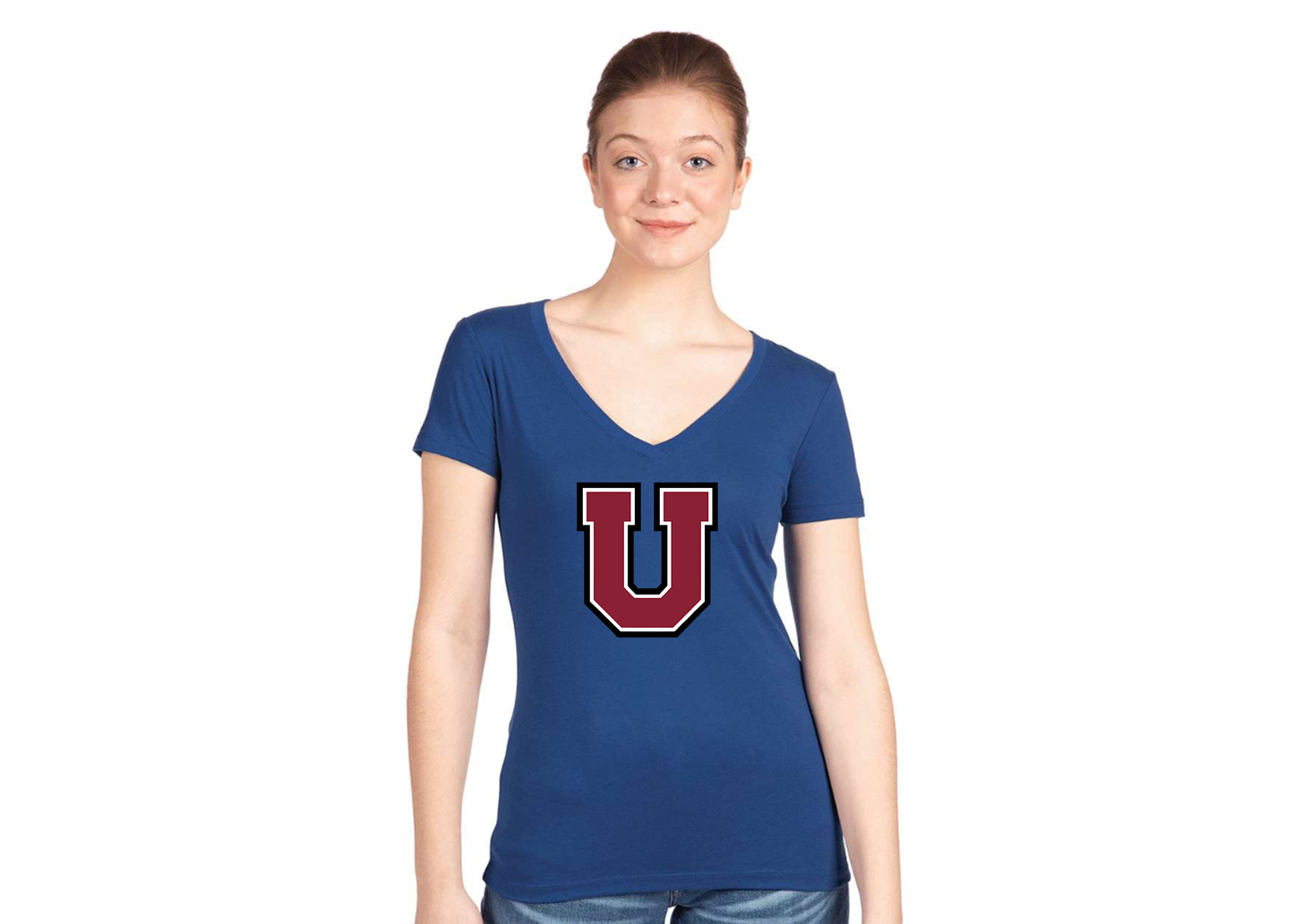 Women's Union Dutchmen Next Level V-Neck T-Shirt