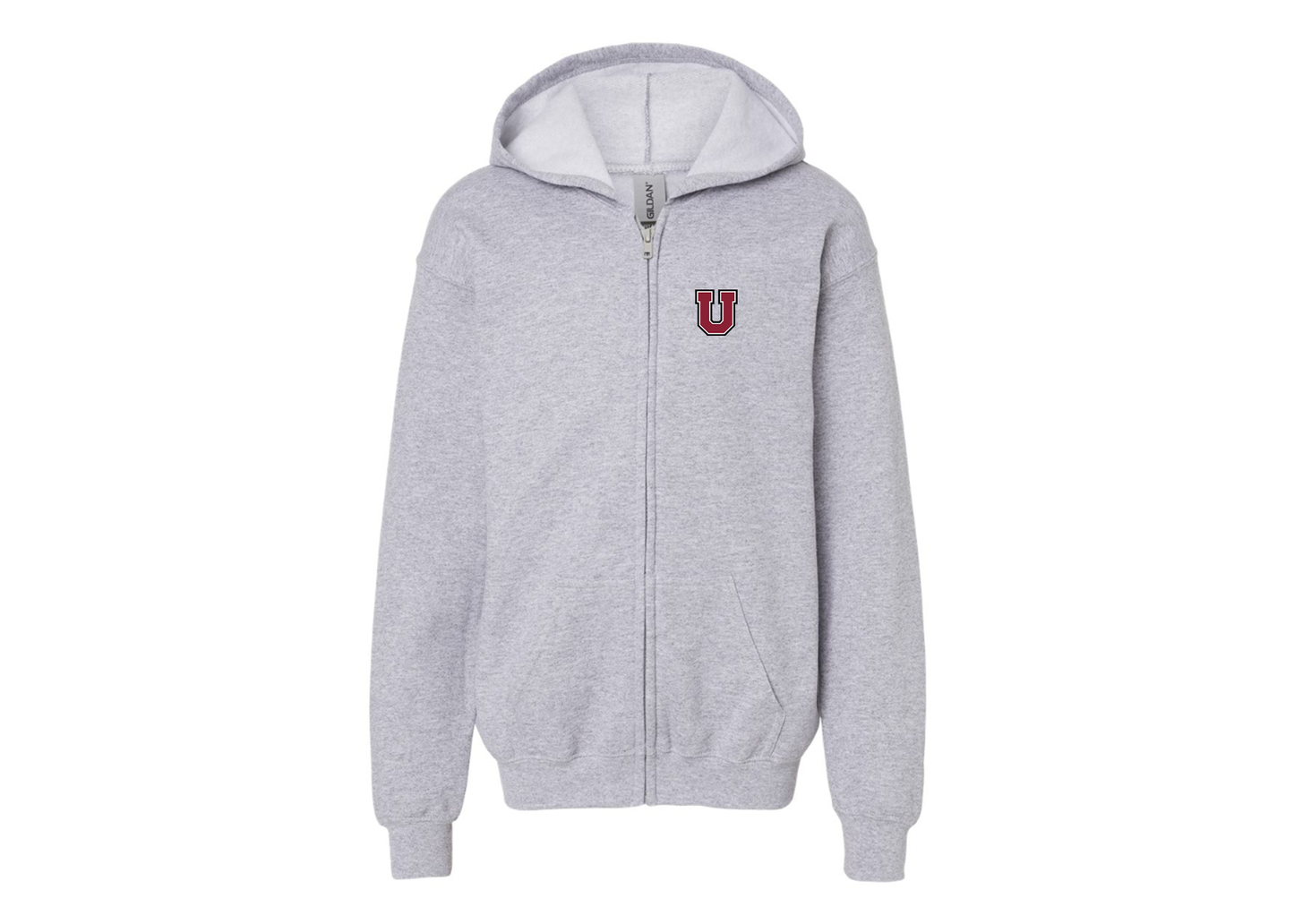 Gildan Heavy Blend Youth Union Dutchmen Full Zip Hooded Sweatshirt