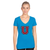 Women's Union Dutchmen Next Level V-Neck T-Shirt
