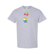 Men's Adventure Time Cotton T-Shirt - Grey