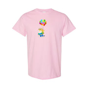 Men's Adventure Time Cotton T-Shirt - Pink