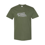 Men's Attack on Titan Cotton T-Shirt - Army Green