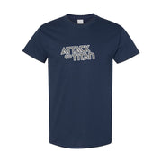 Men's Attack on Titan Cotton T-Shirt - Navy
