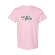 Men's Attack on Titan Cotton T-Shirt - Pink
