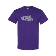 Men's Attack on Titan Cotton T-Shirt - Purple