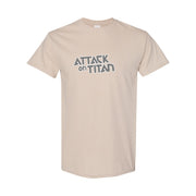 Men's Attack on Titan Cotton T-Shirt - Tan