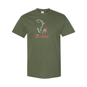 Men's Beauty and the Beast Cotton T-Shirt - Army Green