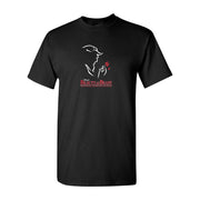 Men's Beauty and the Beast Cotton T-Shirt - Black