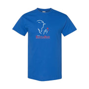Men's Beauty and the Beast Cotton T-Shirt - Blue