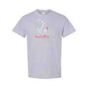 Men's Beauty and the Beast Cotton T-Shirt - Grey