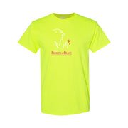 Men's Beauty and the Beast Cotton T-Shirt - Safety Green